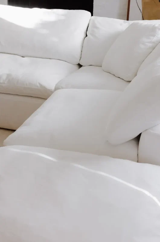 modular white luxurious cloud sofa frame