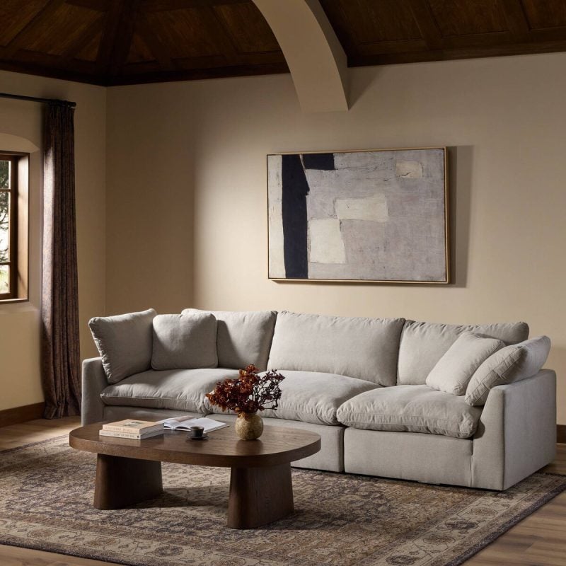 Soft deep cloud modular seating