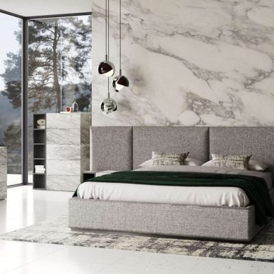 Nova Domus Maranello - Modern Grey Bed