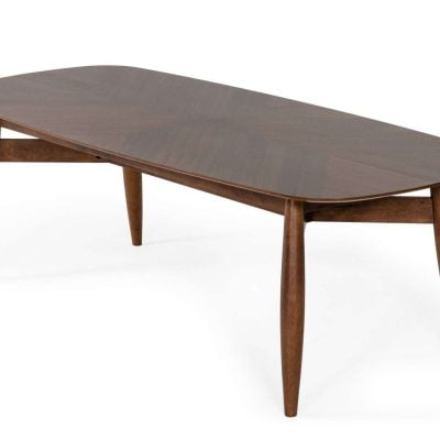 Mid Century Modern Walnut Wood Dining Table