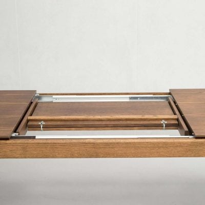 Modrest Dallas Mid-Century Modern Solid Wood Extendable Dining Table