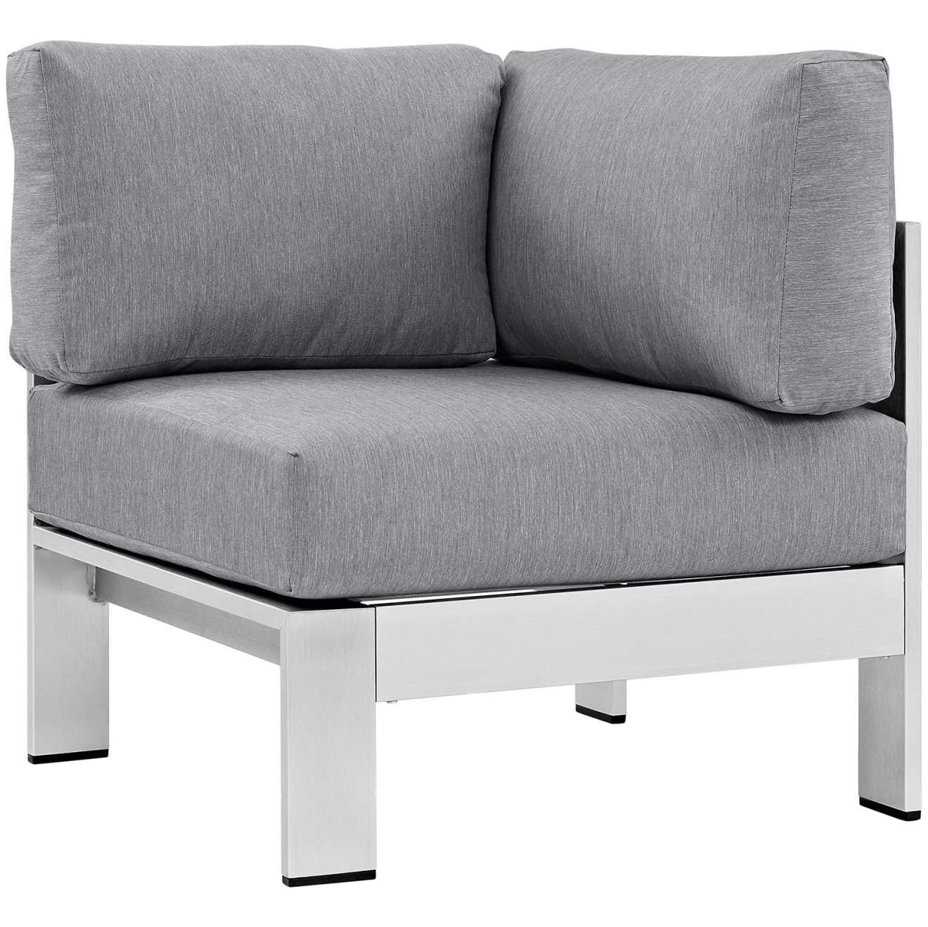 Shore Modern Gray Outdoor Sectional Sofa