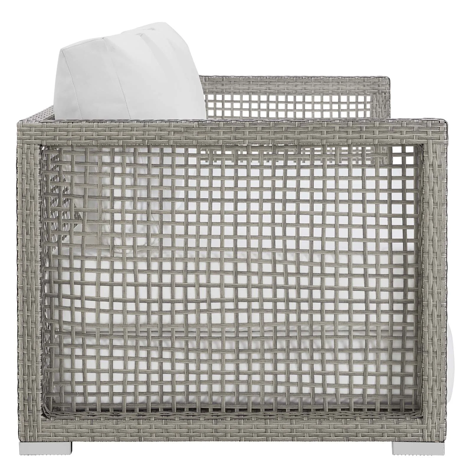 aura white sofa modway rattan EEI-2923-GRY-WHI_5