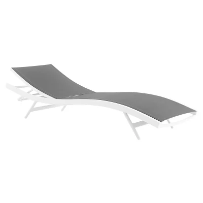 Glimpse Modern Gray Sun Bed
