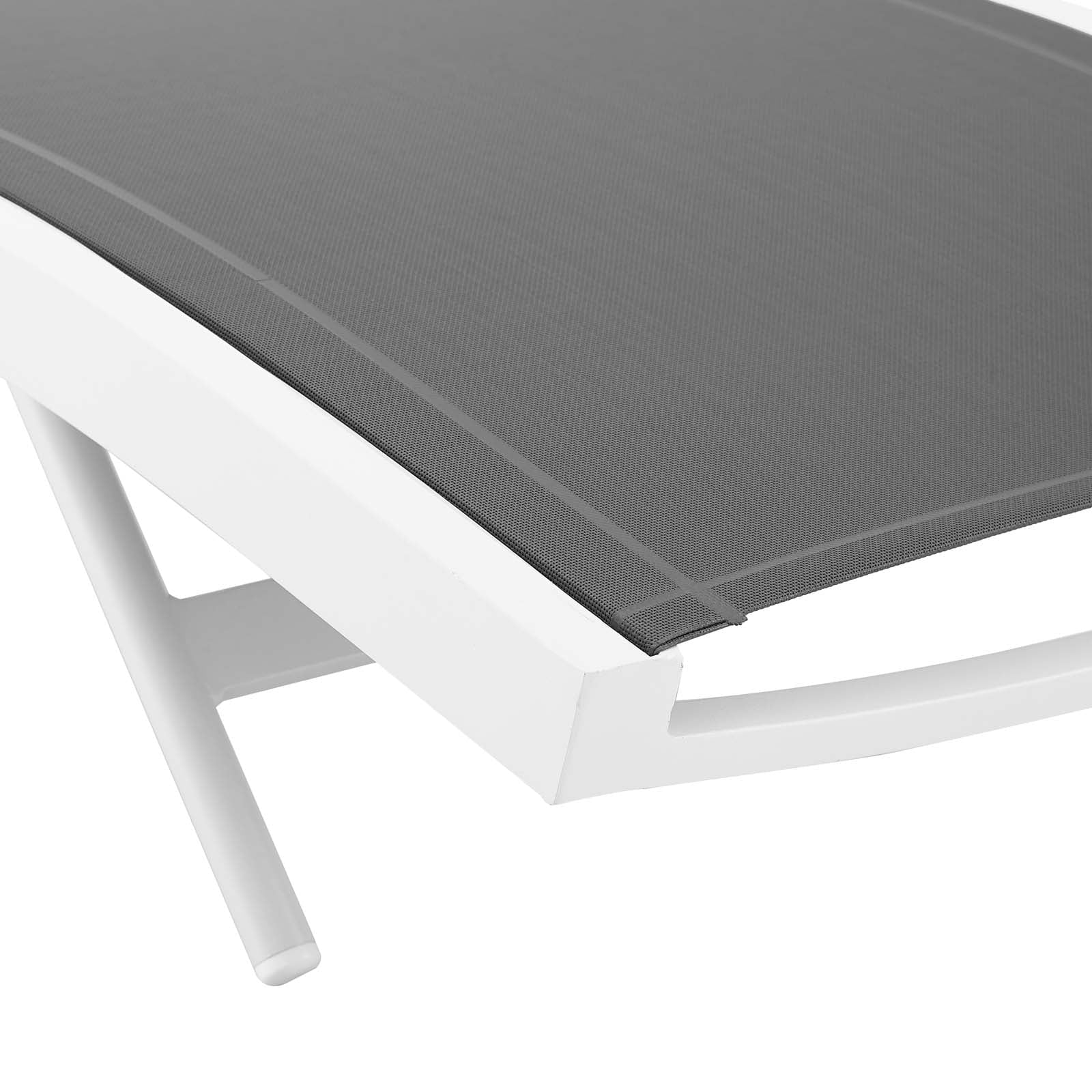 Glimpse Modern Gray Sun Bed