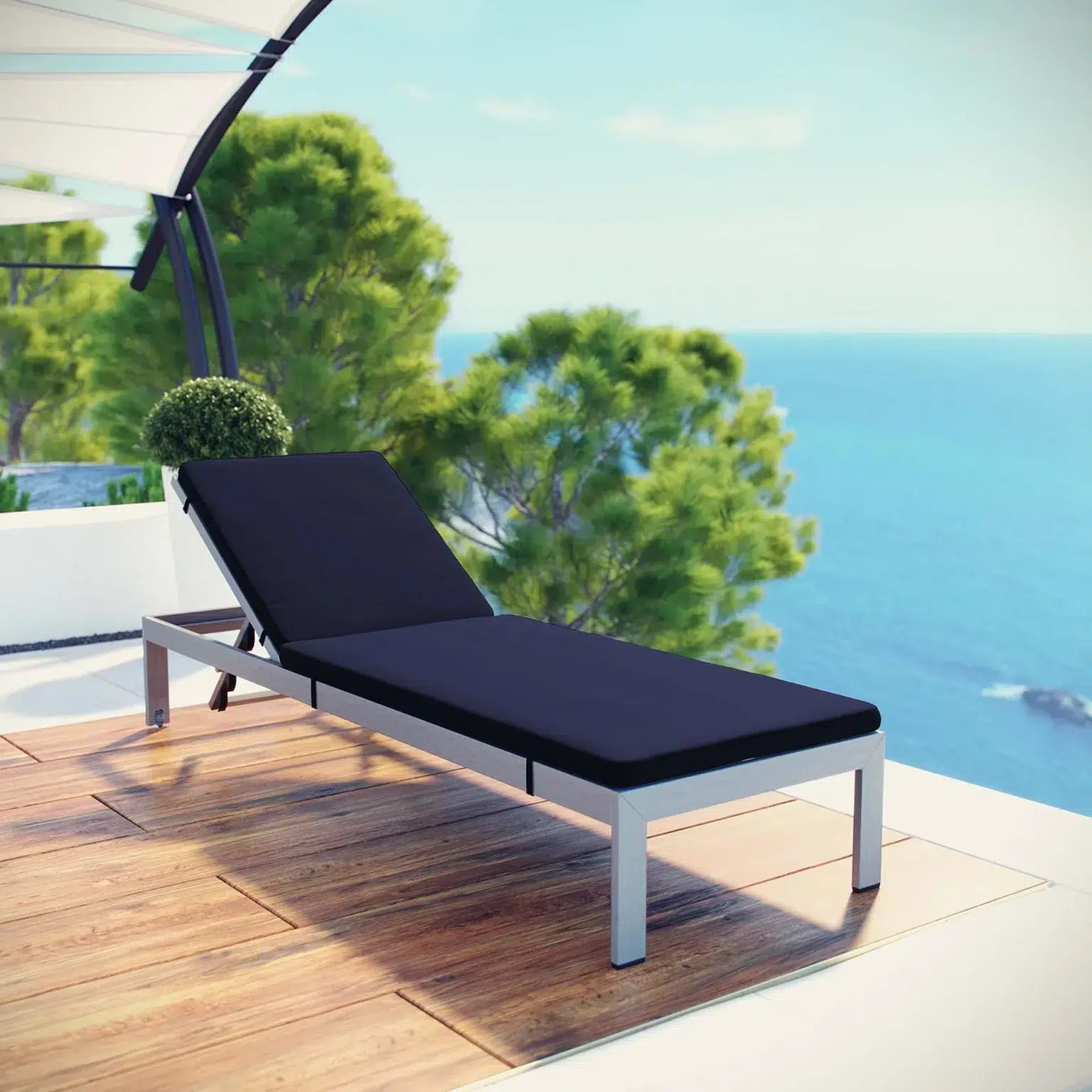 Shore Blue Sun Bed