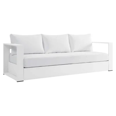 Tahoe White Modern Outdoor Sofa