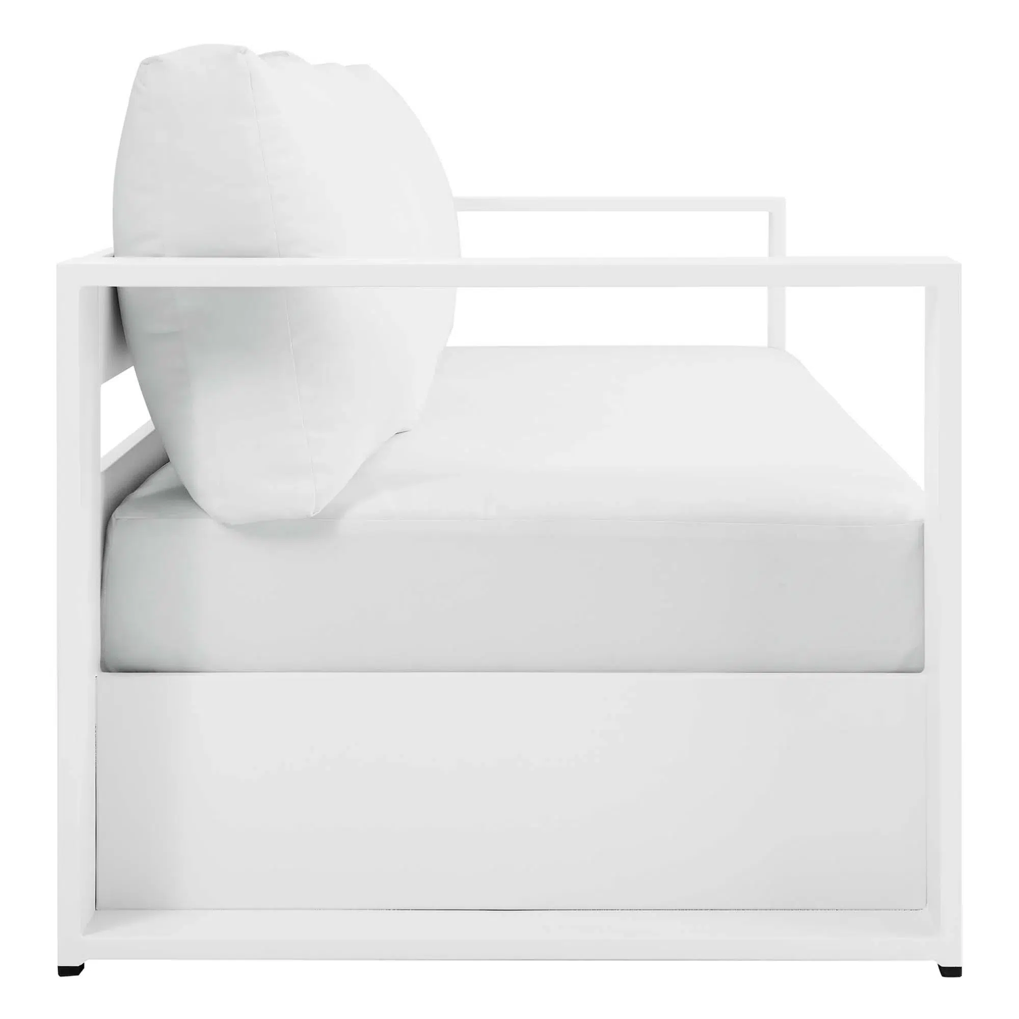 Tahoe White Modern Outdoor Sofa