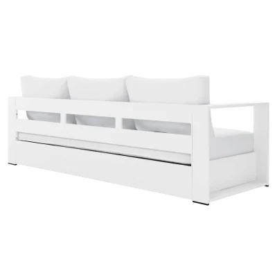 Tahoe White Modern Outdoor Sofa