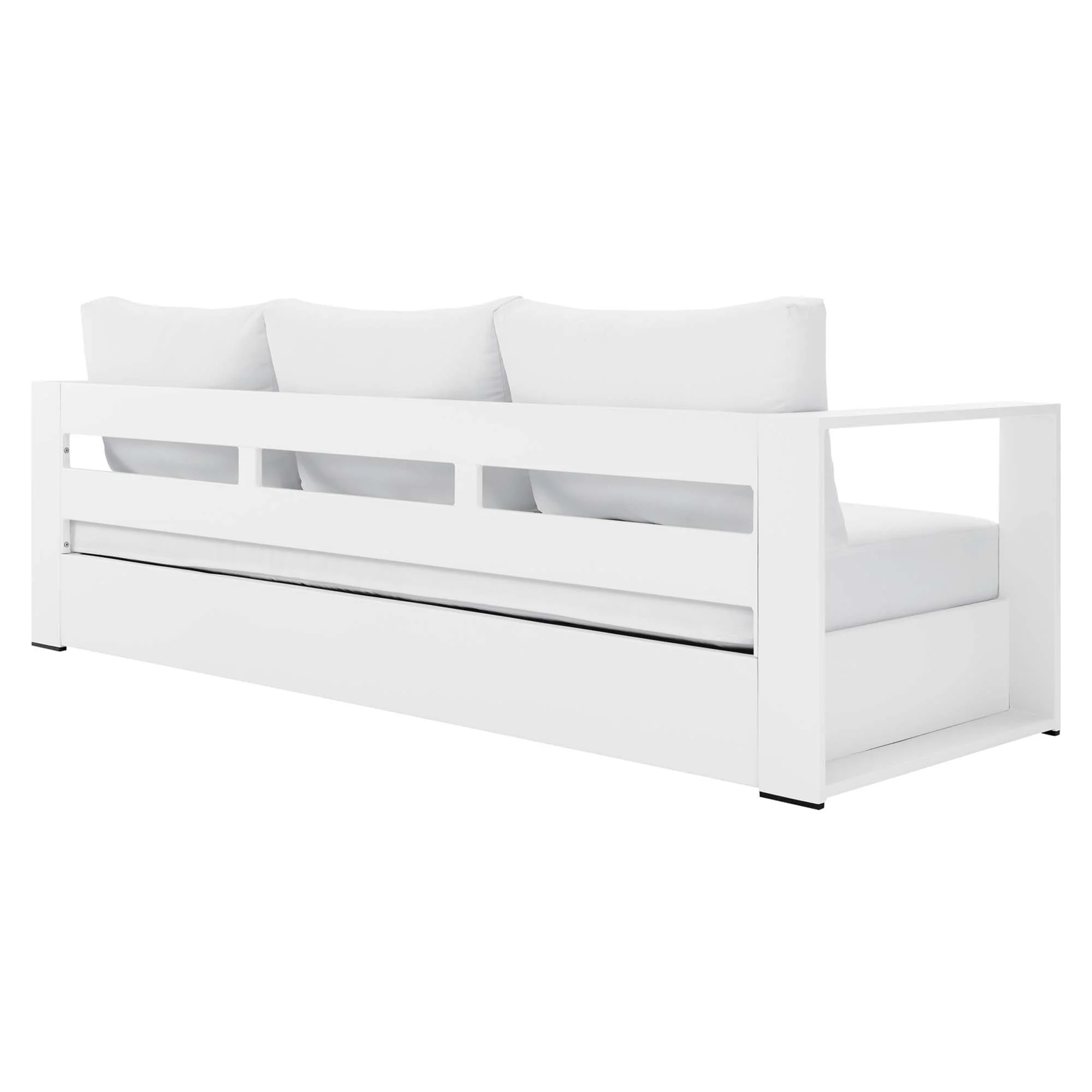 Tahoe White Modern Outdoor Sofa