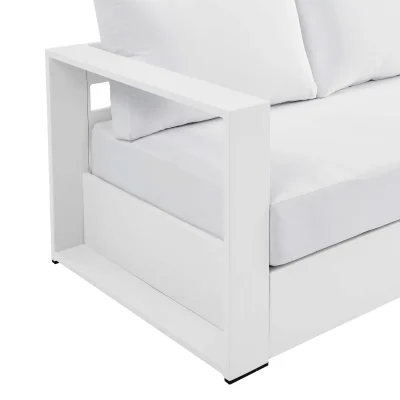 Tahoe White Modern Outdoor Sofa