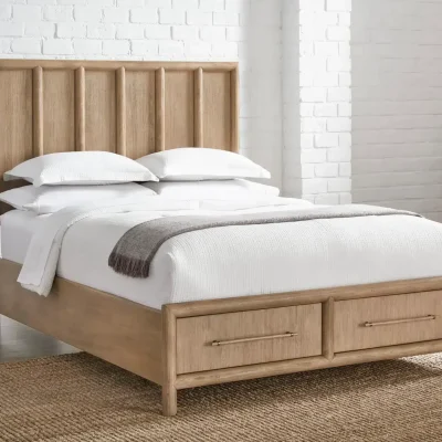 Dorsey Wooden Bed With Storage