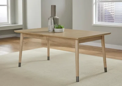Franklin Extendable Natural Oak Wood Dining Table