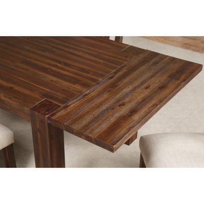 Meadow Solid Acacia Wood Extendable Dining Table