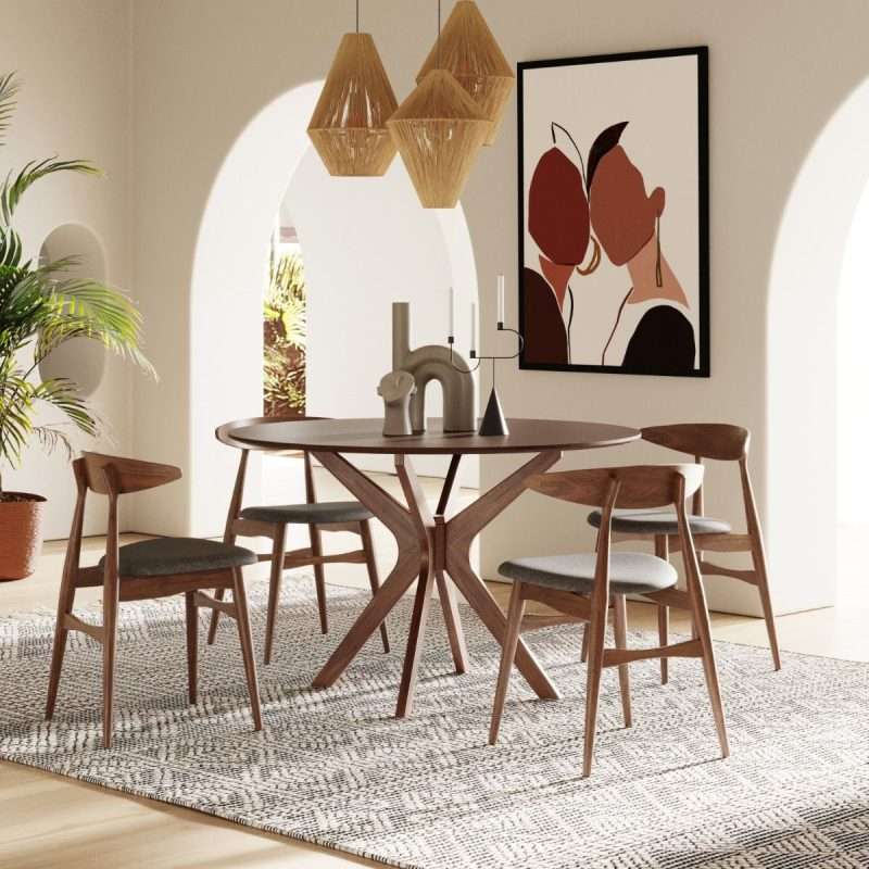 Prospect Solid Wood small round Dining Table