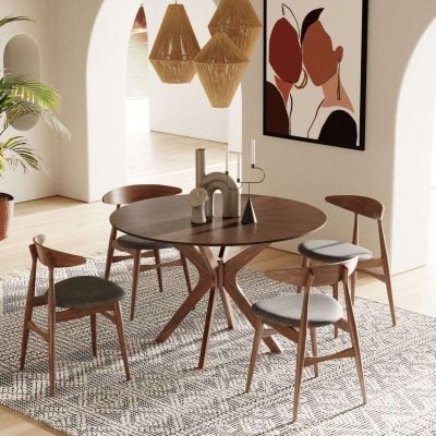 Prospect Solid Wood small round Dining Table