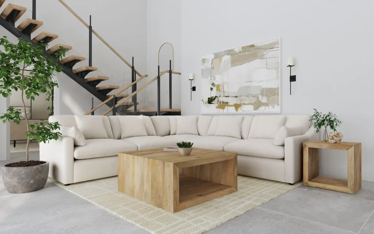 Hobson 5 pc sectional sofa