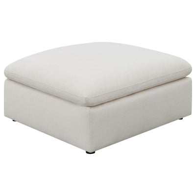 Hobson off white ottoman