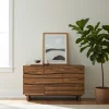Ocean natural wood dresser wave pattern