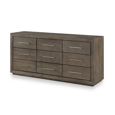 Melbourne Dark Pine 9 Drawer Dresser