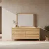 Scandinavian light wood dresser tanner