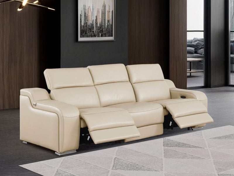Modern Italian Leather Sofa