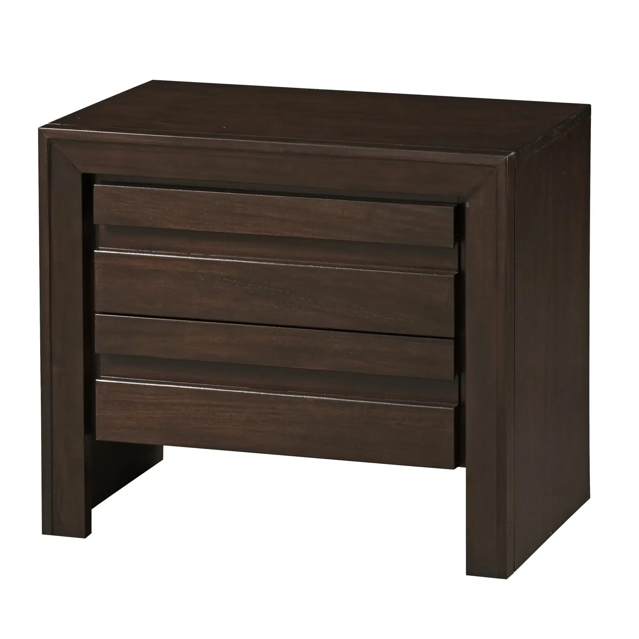 Element Dark Solid Wood Nightstand - Image 2