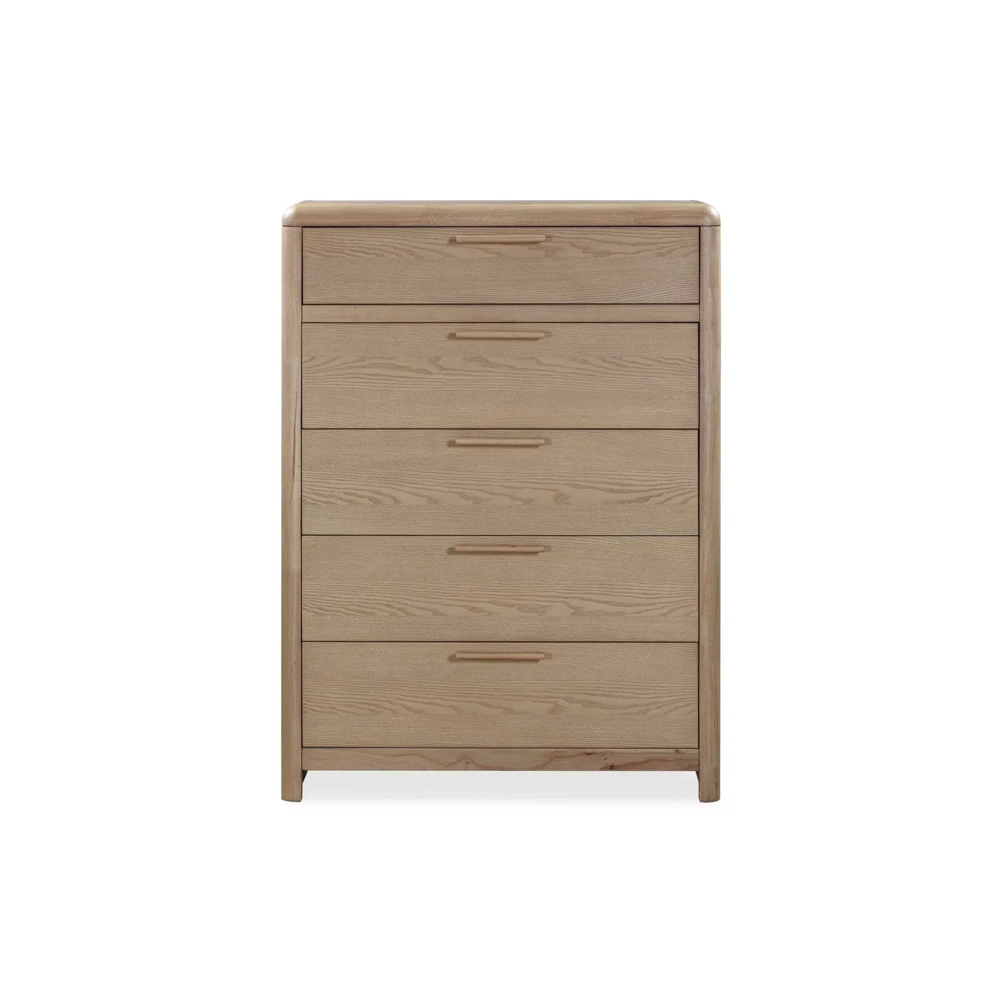 Furano 5 Drawer Ash Wood Chest