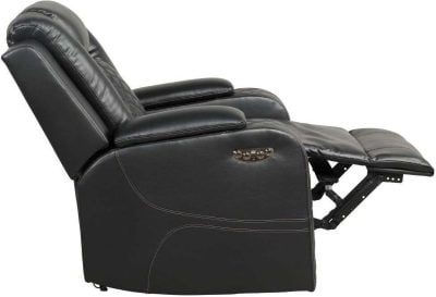 Benz Black Leather Reclining chair