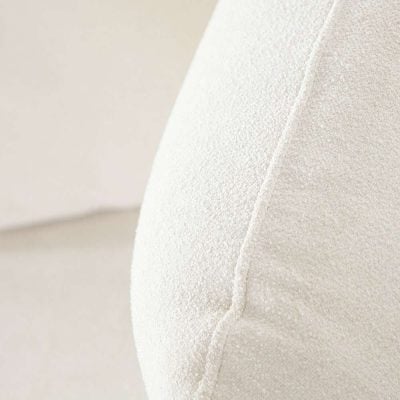 Link Off White Sofa With Cushion Back