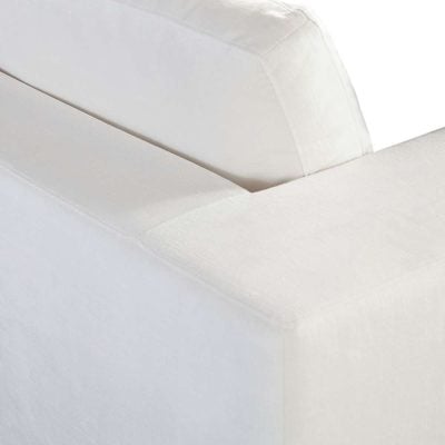 Muse White Sofa