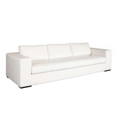 Muse performance fabric White Sofa
