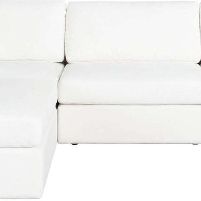 Muse White 4 pc Performance Fabric Modular Sofa
