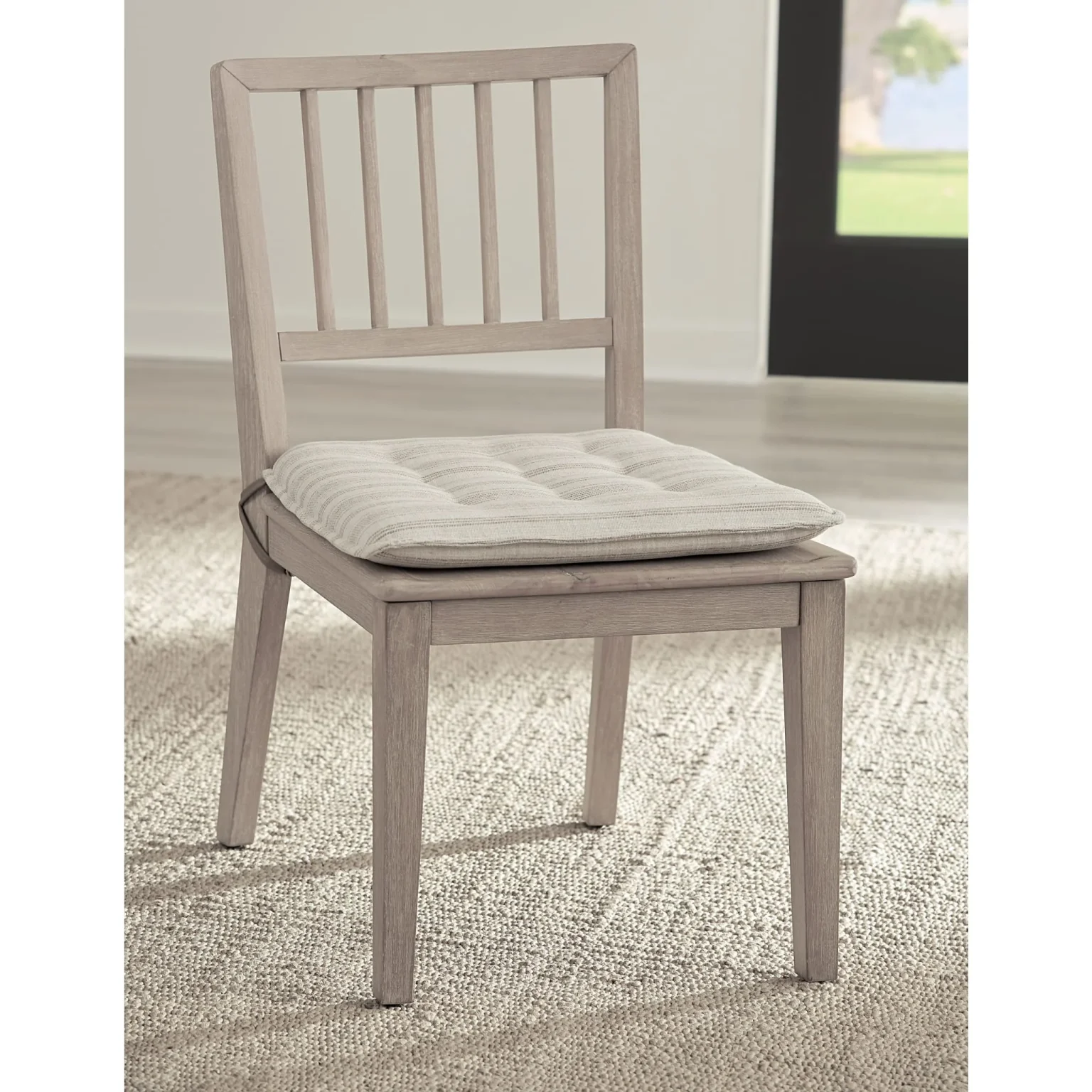Camden Wood Dining Chair With Removable Cushion