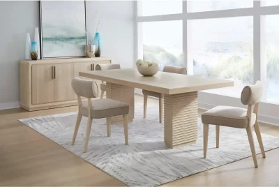 Magnolia Double Pedestal Dining set