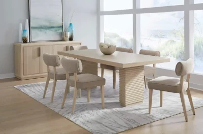 Magnolia Double Pedestal Dining set