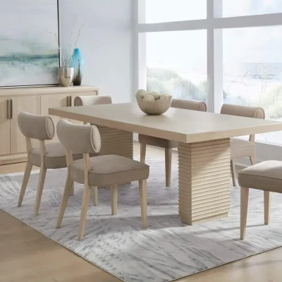 Magnolia Double Pedestal Dining set