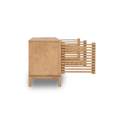 Tanner Light Wood 4 Door Tv Stand