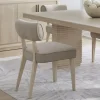 Magnolia open back upholstered dining chair