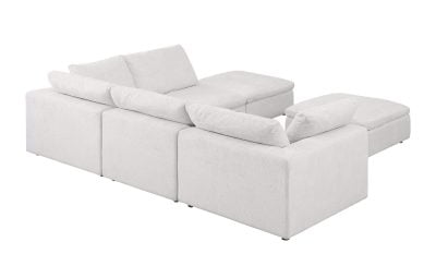 Divanitalia Claverti Modular Beige Sectional Sofa