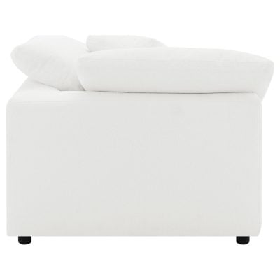 Raleigh White Performance Boucle Corner Wedge