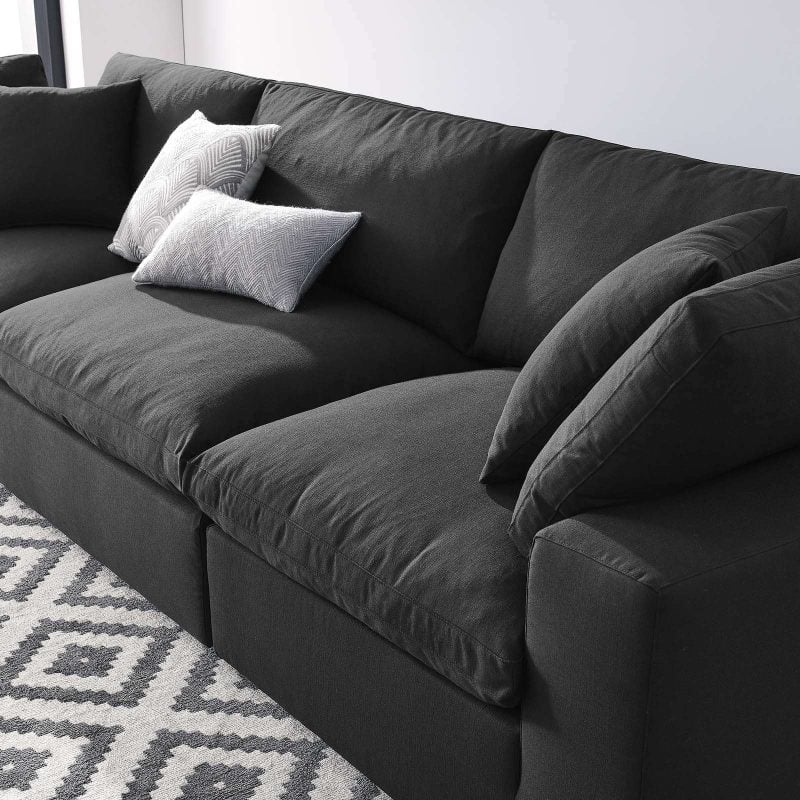 Black Cloud Modular Sectional Sofa