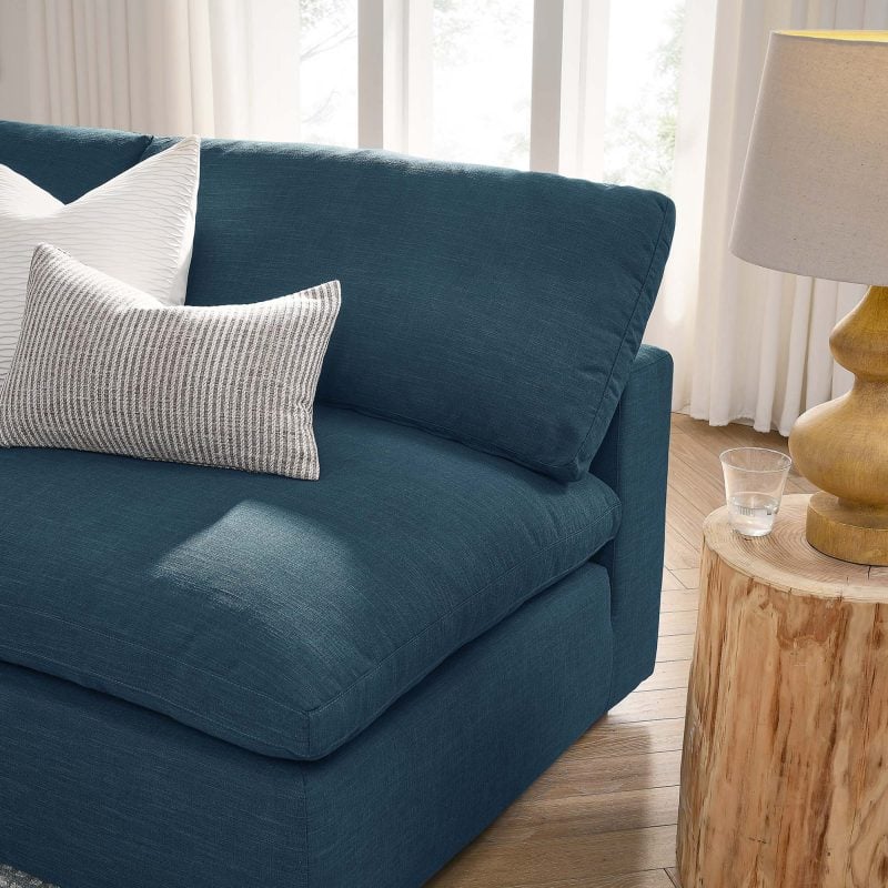 Teal Commix Cloud Modular Sectional Sofa