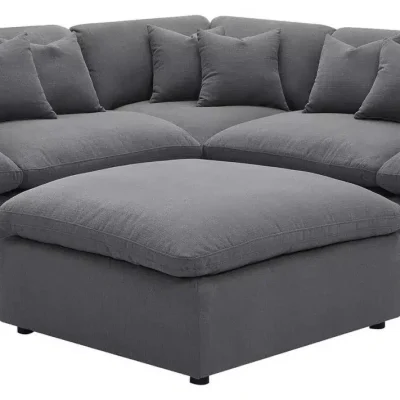 Hobson Gray Modular Cloud Sectional Couch