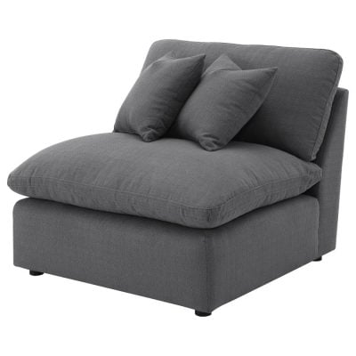 Hobson Gray modular Armless Chair