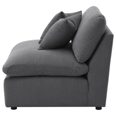 Hobson Gray modular Armless Chair