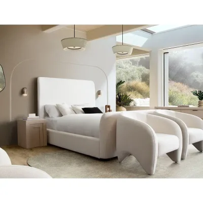 Link Ivory White Modern Chair