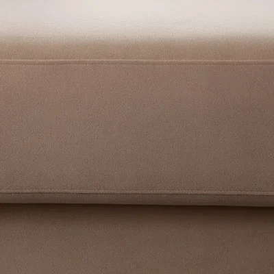 Form Light Brown Velvet Lounge Chair