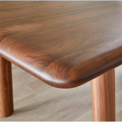 Malibu Dark Walnut Wood Dining Table