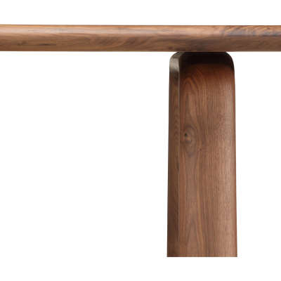 Malibu Dark Walnut Wood Dining Table